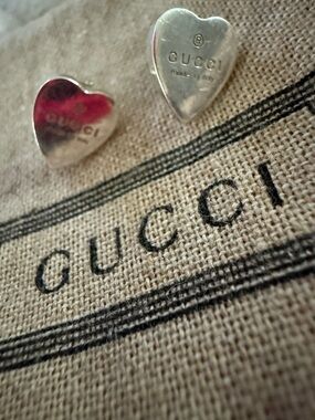 Gucci Heart Stud Earrings